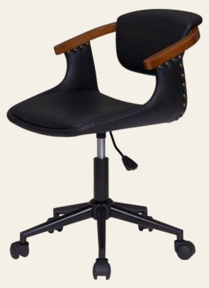 Darwin Office Chair in Black - black office chair by NPD - Whats New Furniture Portland OR