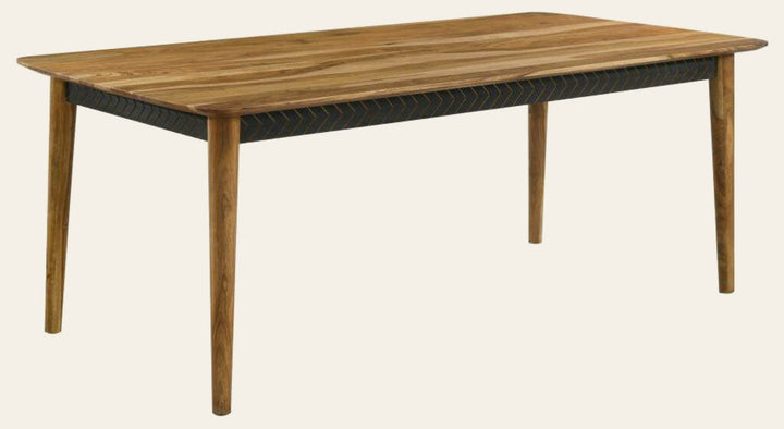 Partridge Dining Table in Natural Sheesham - rectangular dining table by Coaster - Whats New Furniture Portland OR