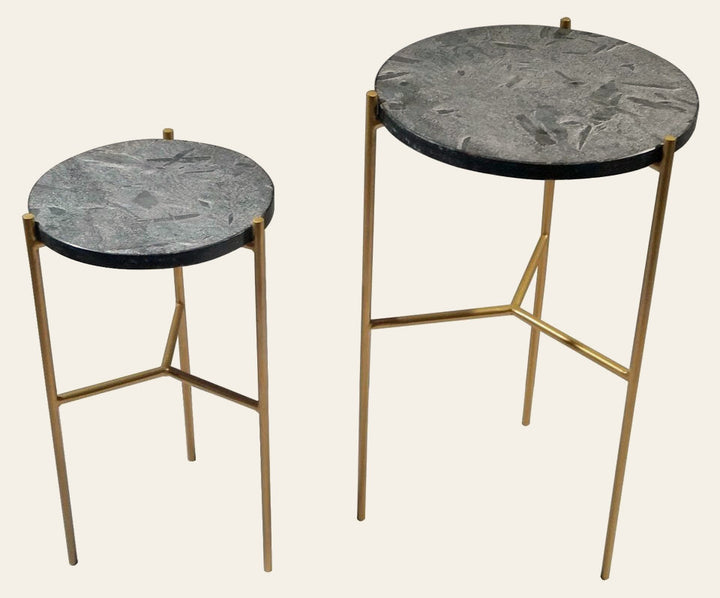 Earth Wind Fire Pair of Side Tables - What's New Furniture Portland Oregon