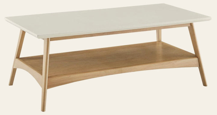 Parker Coffee Table in Natural Oak - mid-century coffee table by Olliix - Whats New Furniture Portland OR