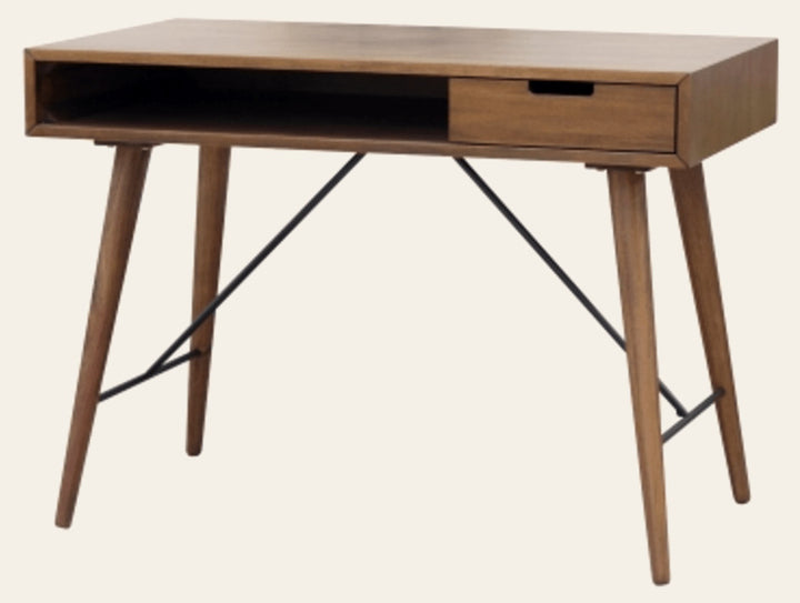 Desk (Franco) in Monterey Brown - compact desk by NPD - Whats New Furniture Portland OR