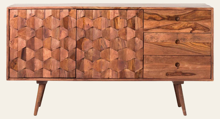 O2 Sideboard in Brown - brown sideboard by Moe's - Whats New Furniture Portland OR