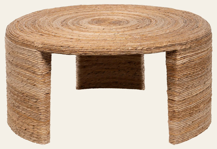 Artina Coffee Table in Natural - round coffee table by Coaster - Whats New Furniture Portland OR