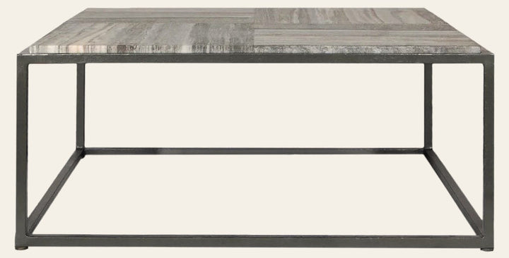 Winslow Marble Coffee Table in Grey/Black - marble coffee table by Moe's - Whats New Furniture Portland OR