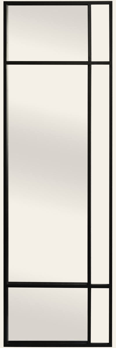 Grid Mirror in Black Iron - grid mirror by Moe's - Whats New Furniture Portland OR