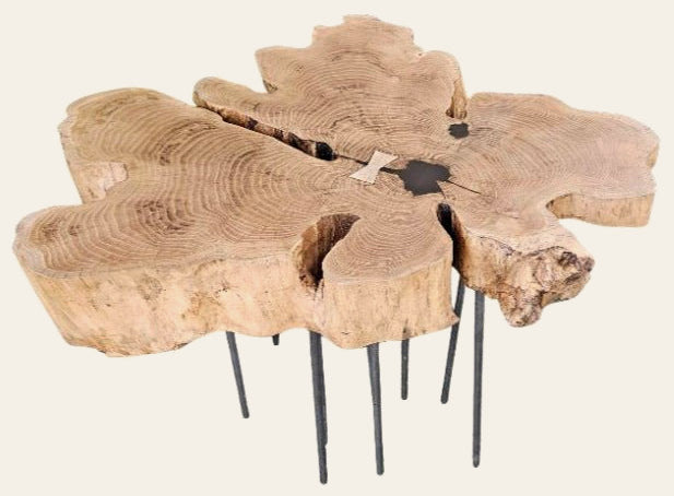Locally Made Live Edge Black Locust Coffee Table - Whats New Furniture - Portland, Oregon