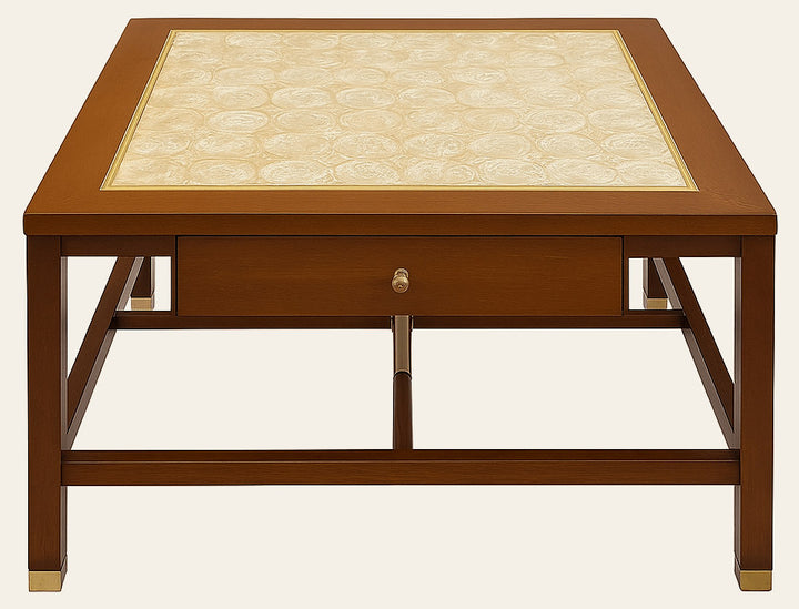 Shell Inlay Coffee Table - Whats New Furniture - Portland, Oregon