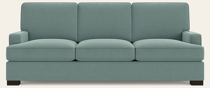 Memento Contemporary Sofa in Stellar Robin's Egg - Oregon-made sofa by Stanton - Whats New Furniture Portland OR