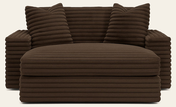 Mondo Chaise w/ Power USB in Otter in Mondo Otter - power chaise loveseat by Stanton - Whats New Furniture Portland OR