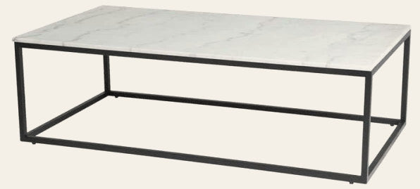 Verona Coffee Table in Grey Marble - grey marble coffee table by LH Imports - Whats New Furniture Portland OR