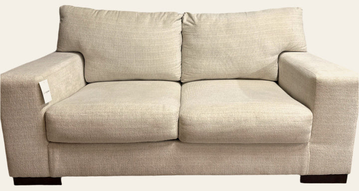 Comfy Cream Loveseat - Whats New Furniture - Portland, Oregon