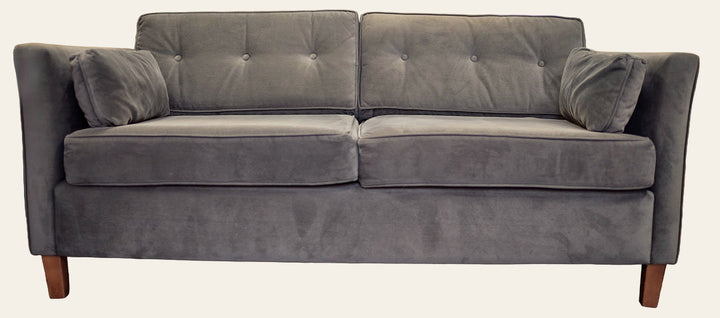 Velvet Mid Century Modern Sofa - Whats New Furniture - Portland, Oregon