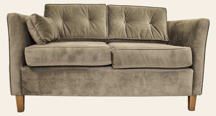 Velvet Mid Century Modern Loveseat - Whats New Furniture - Portland, Oregon