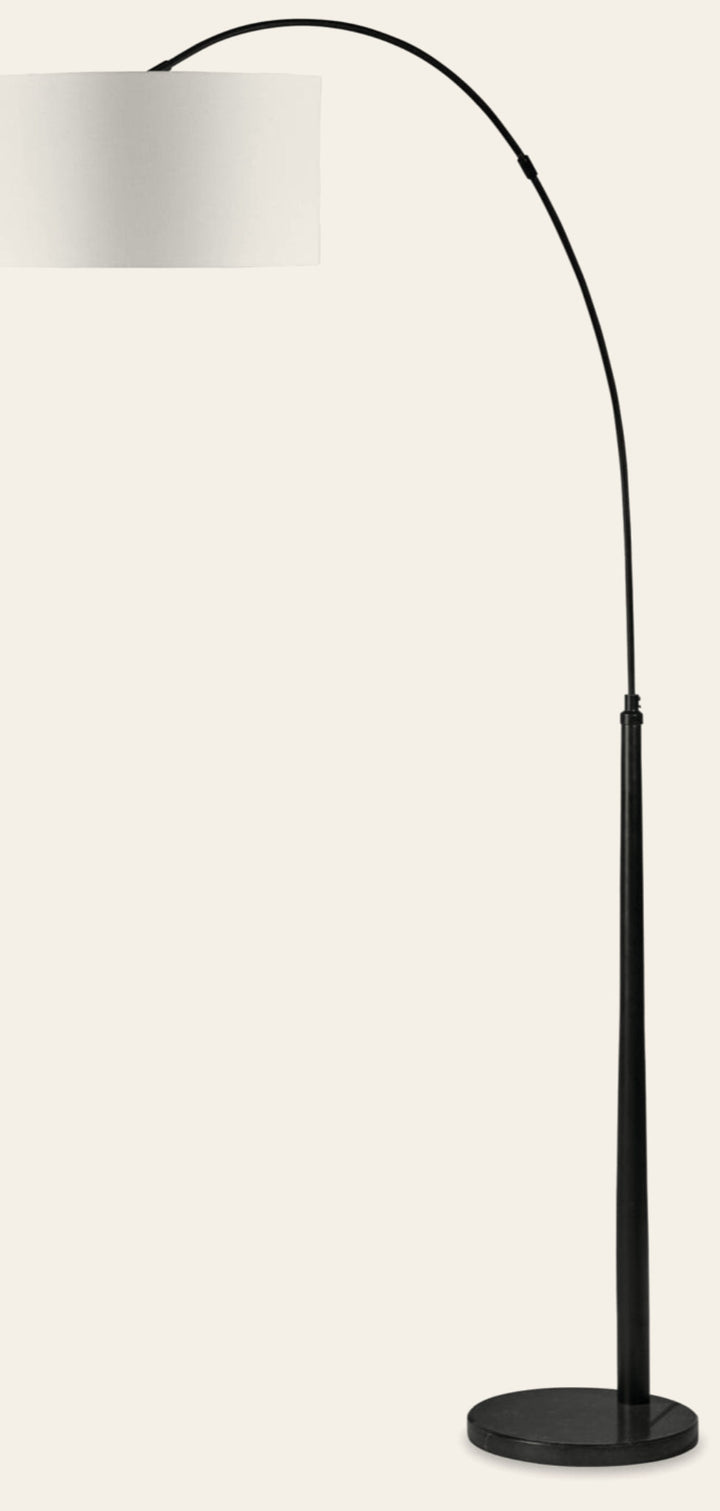 Veergate Arc Lamp in White - arc floor lamp by Ashley - Whats New Furniture Portland OR
