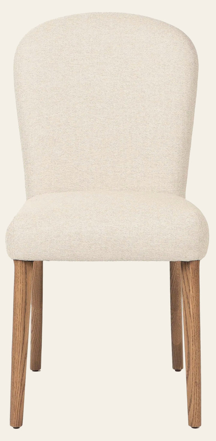 Delilah Dining Chair in Cream - upholstered dining chair by LH Imports - Whats New Furniture Portland OR