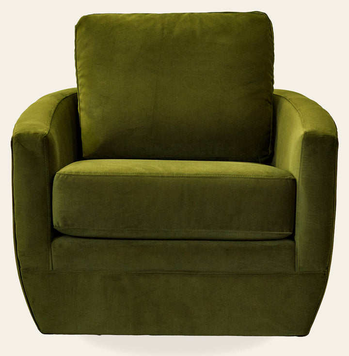 Baltimo Swivel/Glider Chair in Hunter Green - swivel glider chair by LH Imports - Whats New Furniture Portland OR