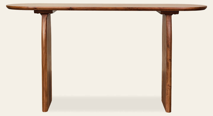 Domingo Console in Brown - wood console table by LH Imports - Whats New Furniture Portland OR