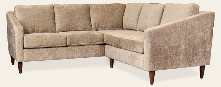 Wilson Corner Sectional in Avery Safari - mid-century corner sectional by Stylus - Whats New Furniture Portland OR