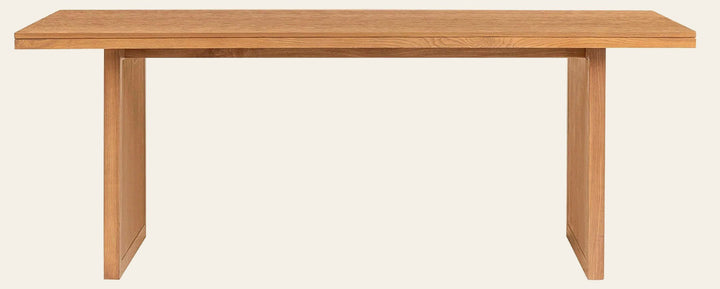 Rattan Dining Table in Light Oak - rattan dining table by LH Imports - Whats New Furniture Portland OR