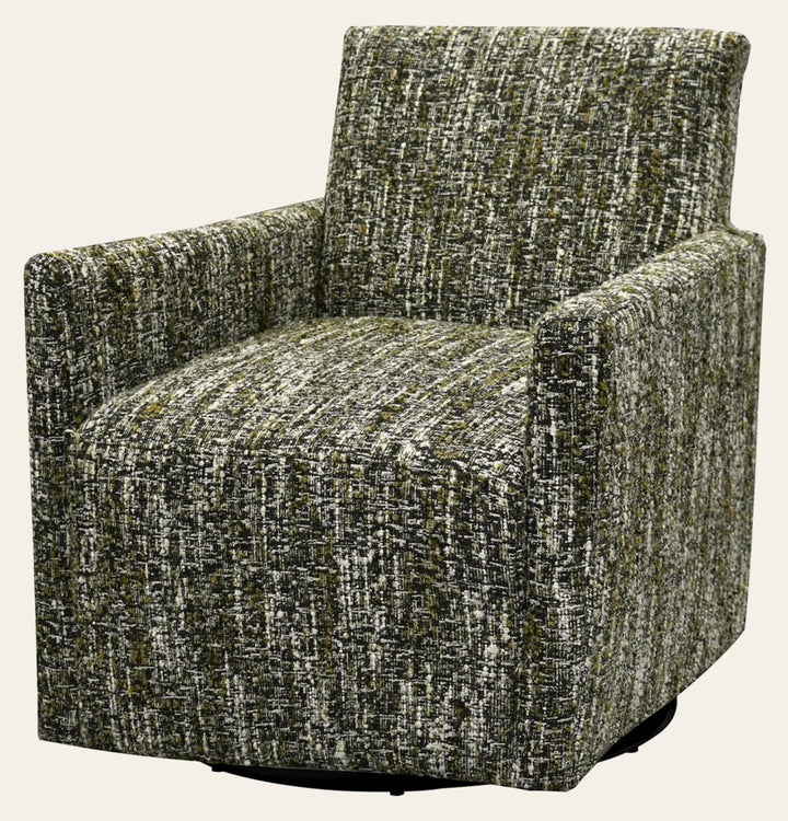 Riley Swivel Club Chair in Paris Green - swivel club chair by LH Imports - Whats New Furniture Portland OR
