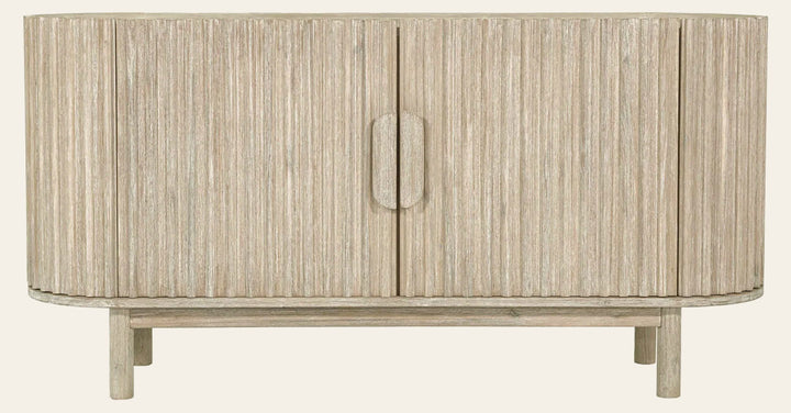 Oasis Sideboard in Natural White Washed - solid acacia sideboard by LH Imports - Whats New Furniture Portland OR