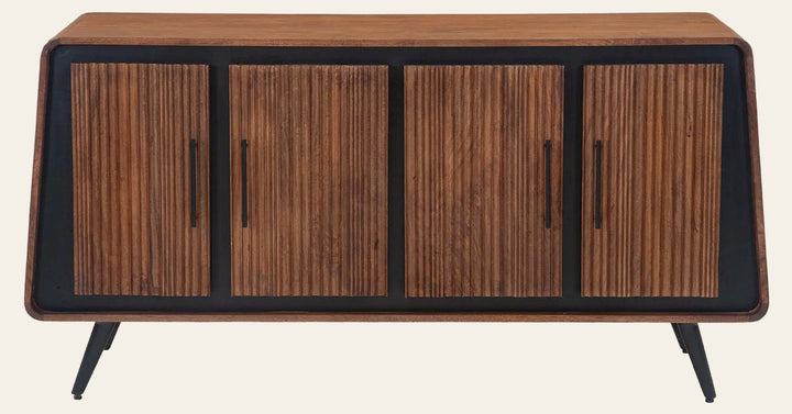 Railtown Sideboard in Raw Walnut - mango wood sideboard by LH Imports - Whats New Furniture Portland OR
