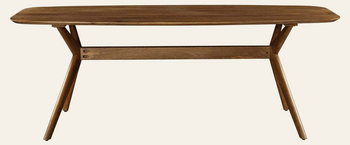 Arcadia Dining Table in Light Walnut - mango wood dining table by LH Imports - Whats New Furniture Portland OR