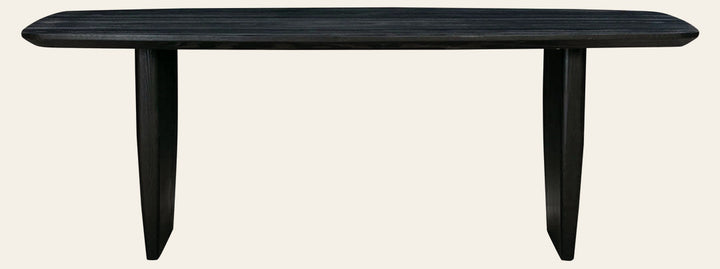 Tonic Dining Table in Black - European oak dining table by LH Imports - Whats New Furniture Portland OR