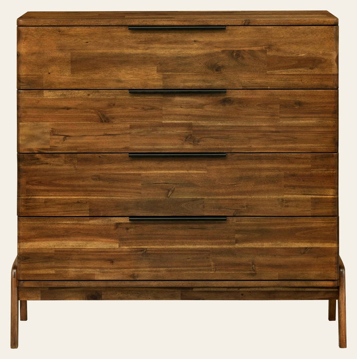 Remix 4 Drawer Chest in Estelle Brown - four drawer chest by LH Imports - Whats New Furniture Portland OR