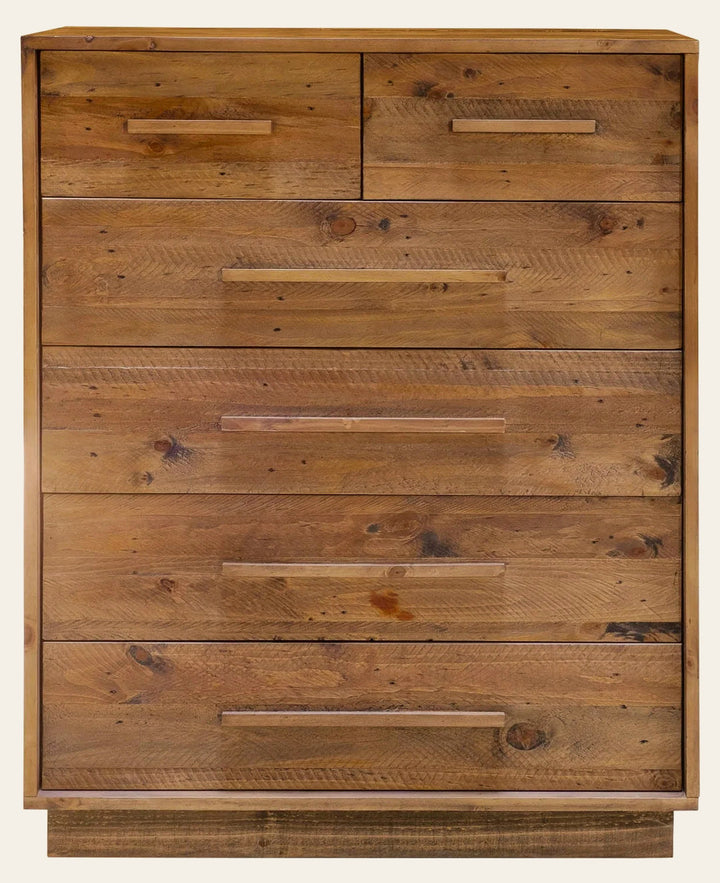 Nevada 6 Drawer Chest in Dark Driftwood - six drawer chest by LH Imports - Whats New Furniture Portland OR