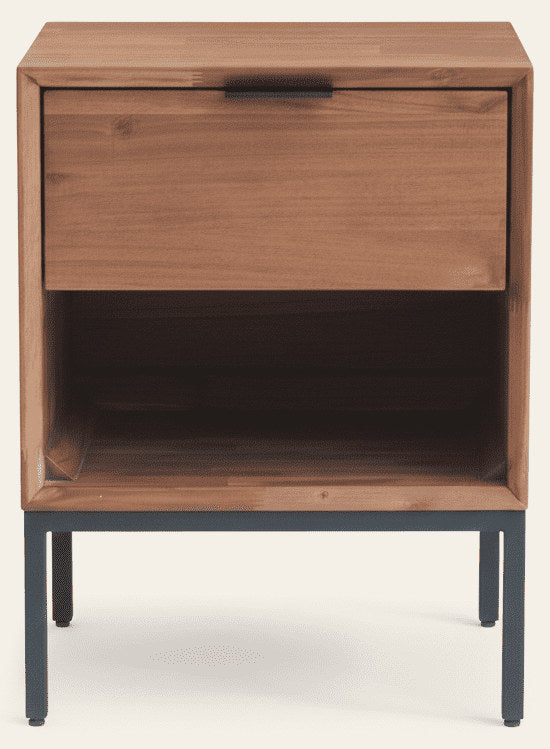 Hathaway Nightstand (2) in Newton Brown - Newton Brown nightstand by NPD - Whats New Furniture Portland OR