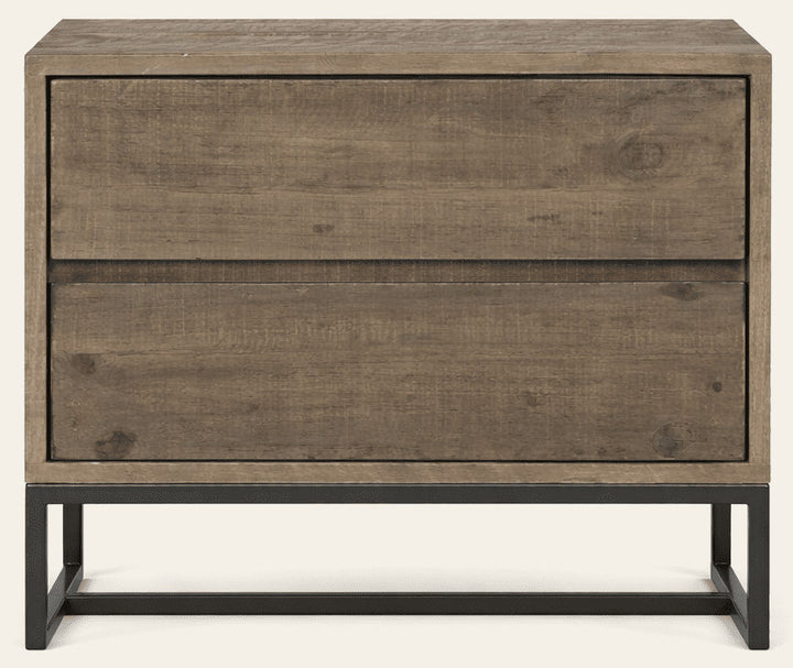 Elena Nightstand in Solid Pine - solid pine nightstand by Moe's - Whats New Furniture Portland OR