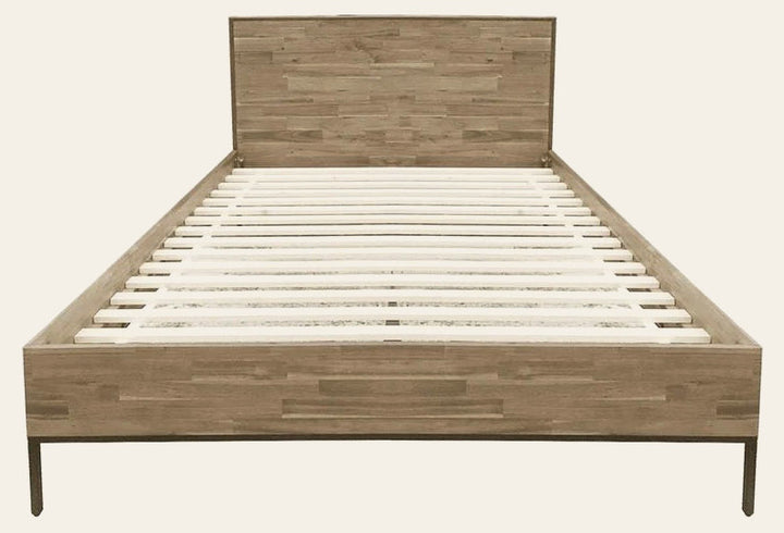 Hathaway Queen Bed in Drift Sand - queen bed frame by NPD - Whats New Furniture Portland OR