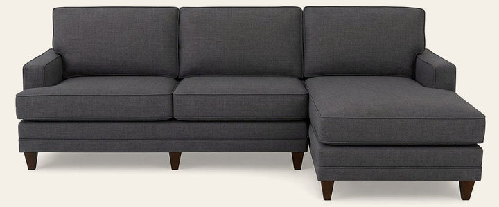 Pinnacle Sofa Chaise in Bennett Charcoal - sofa chaise by Stanton - Whats New Furniture Portland OR