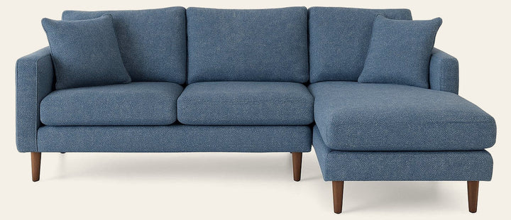 Adel Sectional Sofa in Teal - Pacific Northwest sofa chaise by Stylus - Whats New Furniture Portland OR