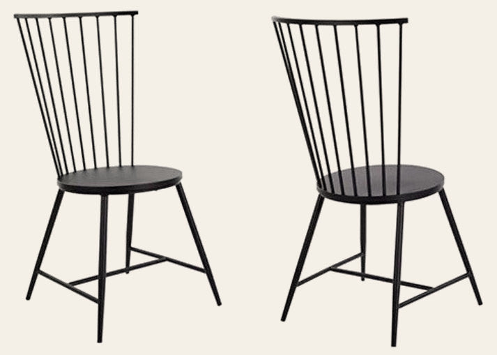 Set of 6 Metal Dining Chairs - Whats New Furniture - Portland, Oregon
