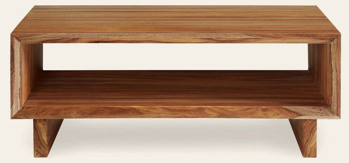 Dressonni Coffee Table in brown - natural wood coffee table by Ashley - Whats New Furniture Portland OR