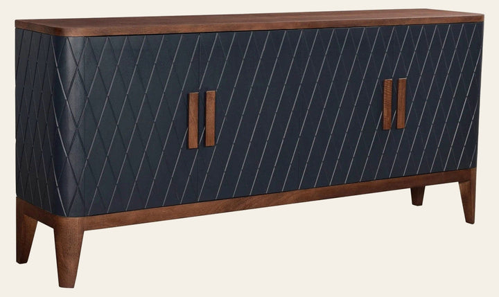 Eden Sideboard in Blackish Blue Medium Teak - mango wood sideboard by LH Imports - Whats New Furniture Portland OR