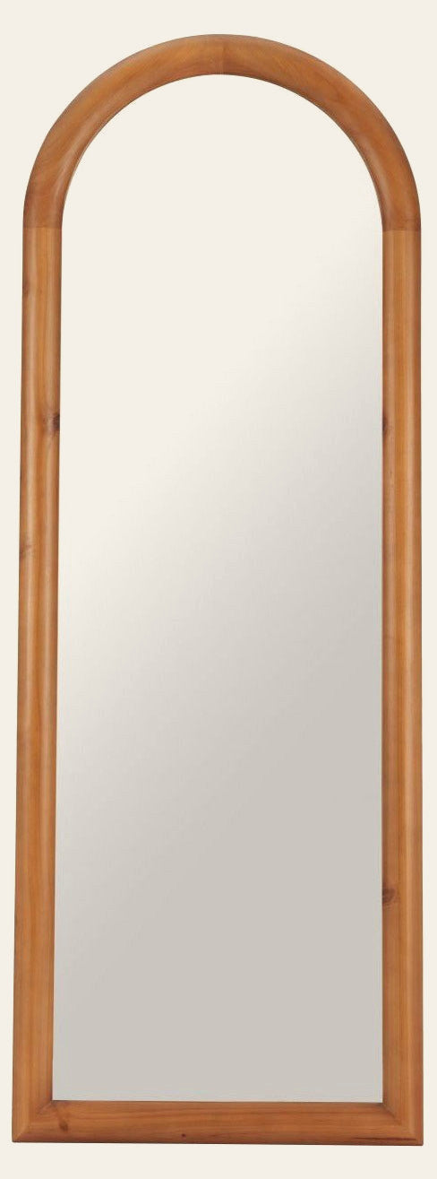 Tur Mirror in Nature - tall wood mirror by Zuo - Whats New Furniture Portland OR