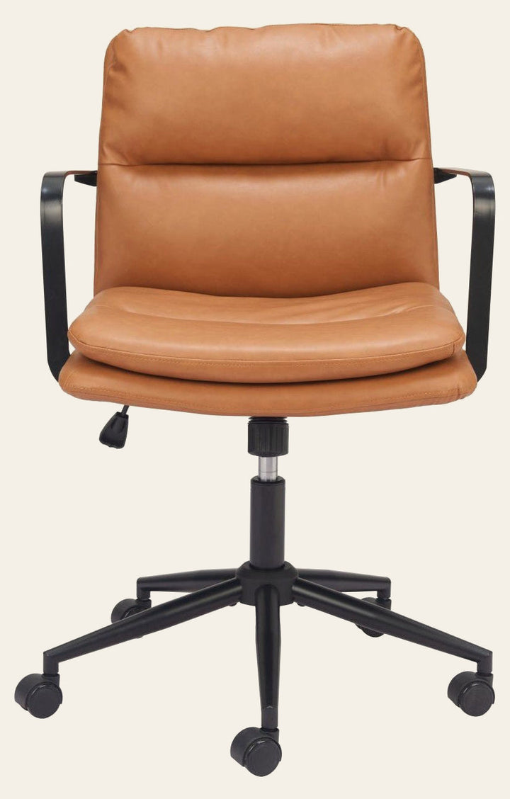 Birao Office Chair in Brown - brown office chair by Zuo - Whats New Furniture Portland OR