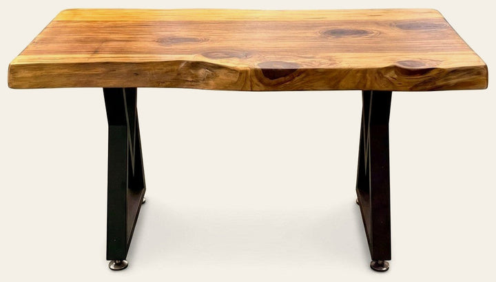 Red Wood Coffee Table - consignment furniture Portland - Whats New Furniture Portland OR