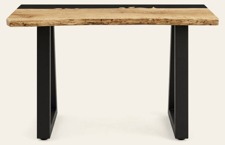 Red Wood Accent Table - consignment furniture Portland - Whats New Furniture Portland OR