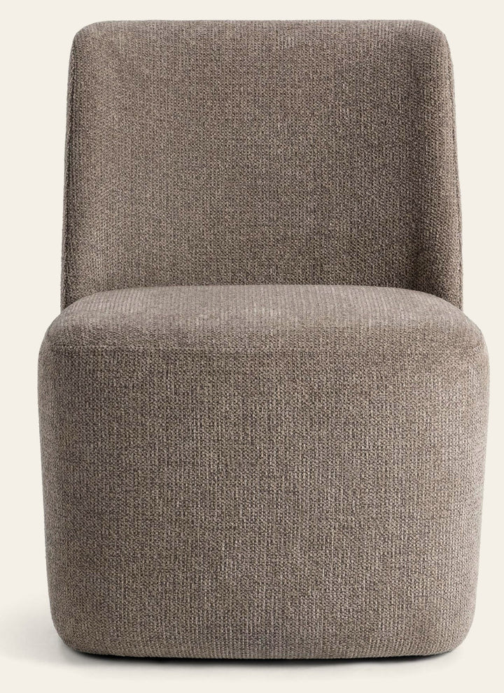 Senna Dining Chair in Smoke Taupe - upholstered dining chair by Classic Home - Whats New Furniture Portland OR