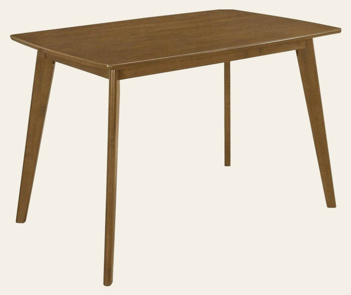 Kersey Dining Table - side angle - mid-century modern dining tables - Whats New Furniture Portland OR