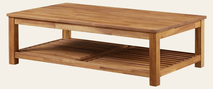 Tiburon Coffee Table in amber acacia - modern coffee table by NPD - Whats New Furniture Portland OR