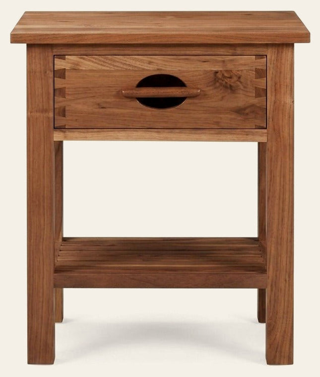 Urban Mission Nightstand in Black Walnut - mid-century modern nightstand - Whats New Furniture Portland OR