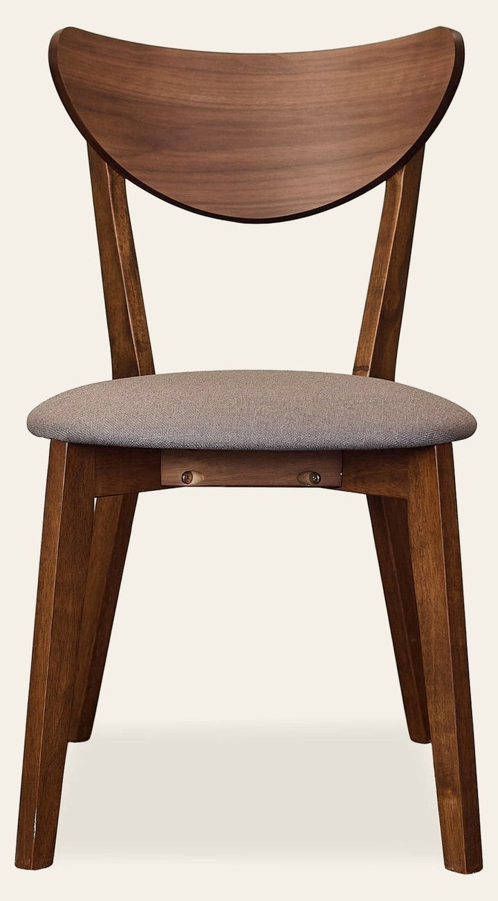 Alfredo Dining Chair in walnut - mid-century dining chair by Coaster - Whats New Furniture Portland OR