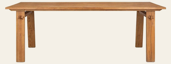 Artisan Dining Table in natural - reclaimed teak dining table by LH Imports - Whats New Furniture Portland OR