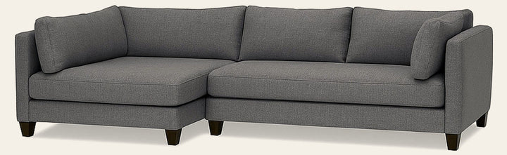 Birdy Open Chaise Sectional in Delray Stone - Pacific Northwest open chaise sectional - Whats New Furniture Portland OR