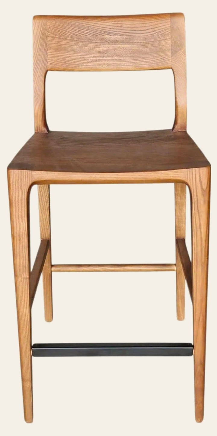 Catania Counter Stool in Warm Brown - studio - LH Imports - Whats New Furniture Portland OR